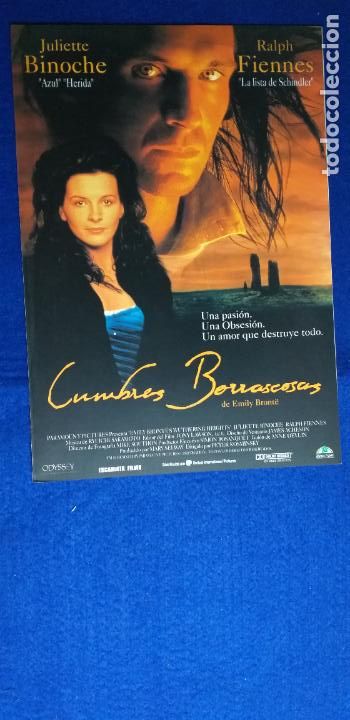 Cine: GUIA DOBLE: Cumbres borrascosas de Emily Bronte. Juliette Binoch Ralph Fiennes
