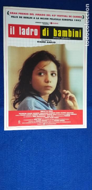 Cine: GUIA DOBLE: IL ladro di bambini. Ni&ntilde;os robados. Enrico Lo Verso, Valentina Sc