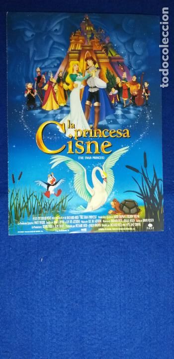 Kino: GUIA SIMPLE: La princesa cisne. The swan princess. 1994. Nest Productions, inc. DIBUJO ANIMADO