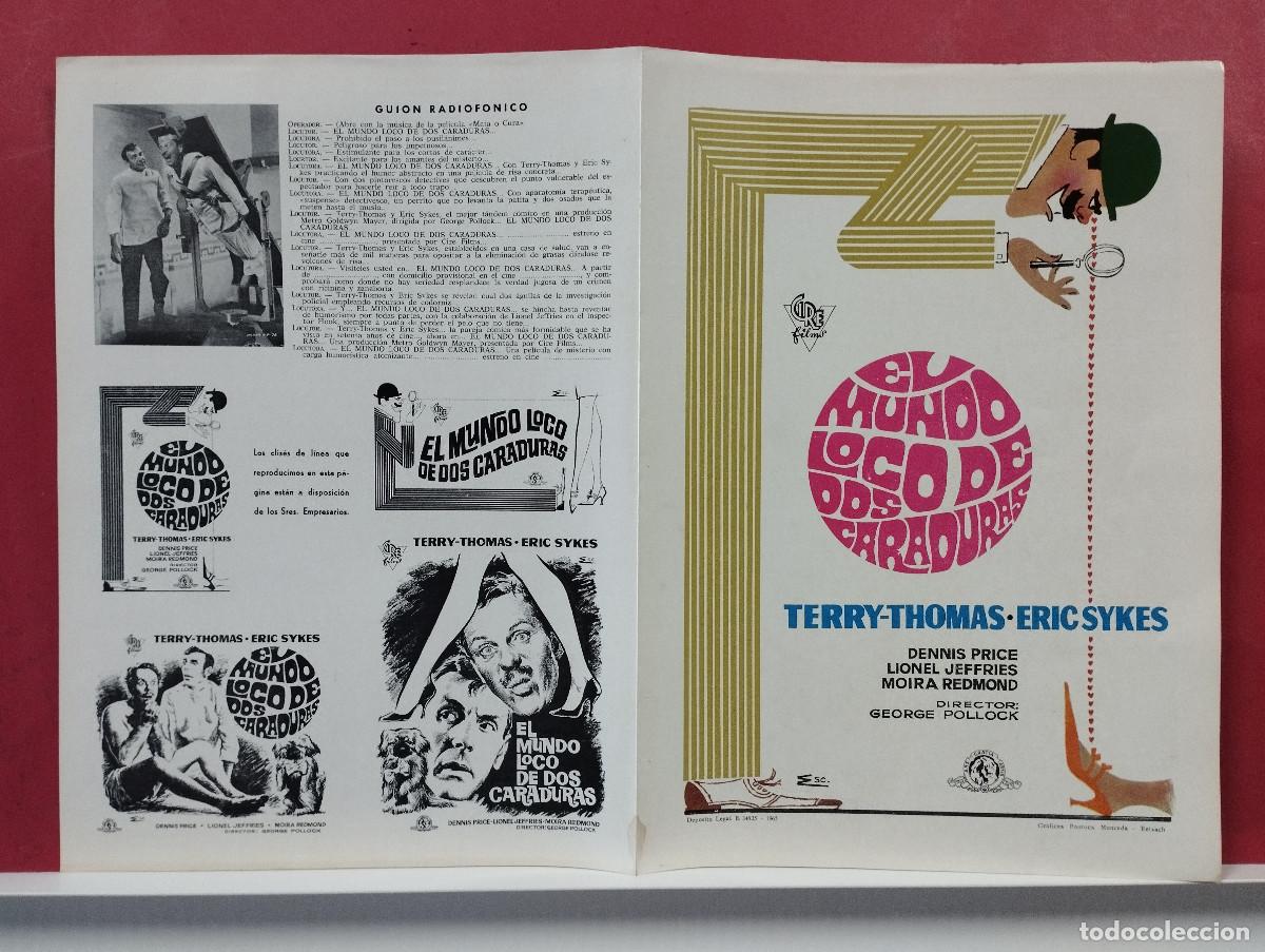 Kino: El mundo loco de dos caraduras. Terry-Thomas, Eric Sykes, Dennis Price GUIA ORIGINAL DOBLE
