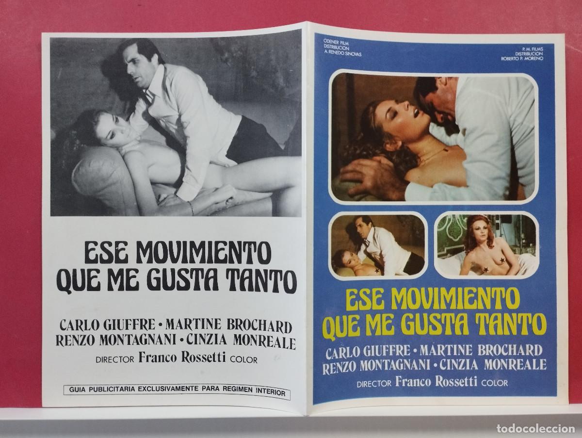 Cinema: Ese movimiento que me gusta tanto. Carlo Giuffr&eacute;, Martine Brochard GUIA ORIGINAL DOBLE