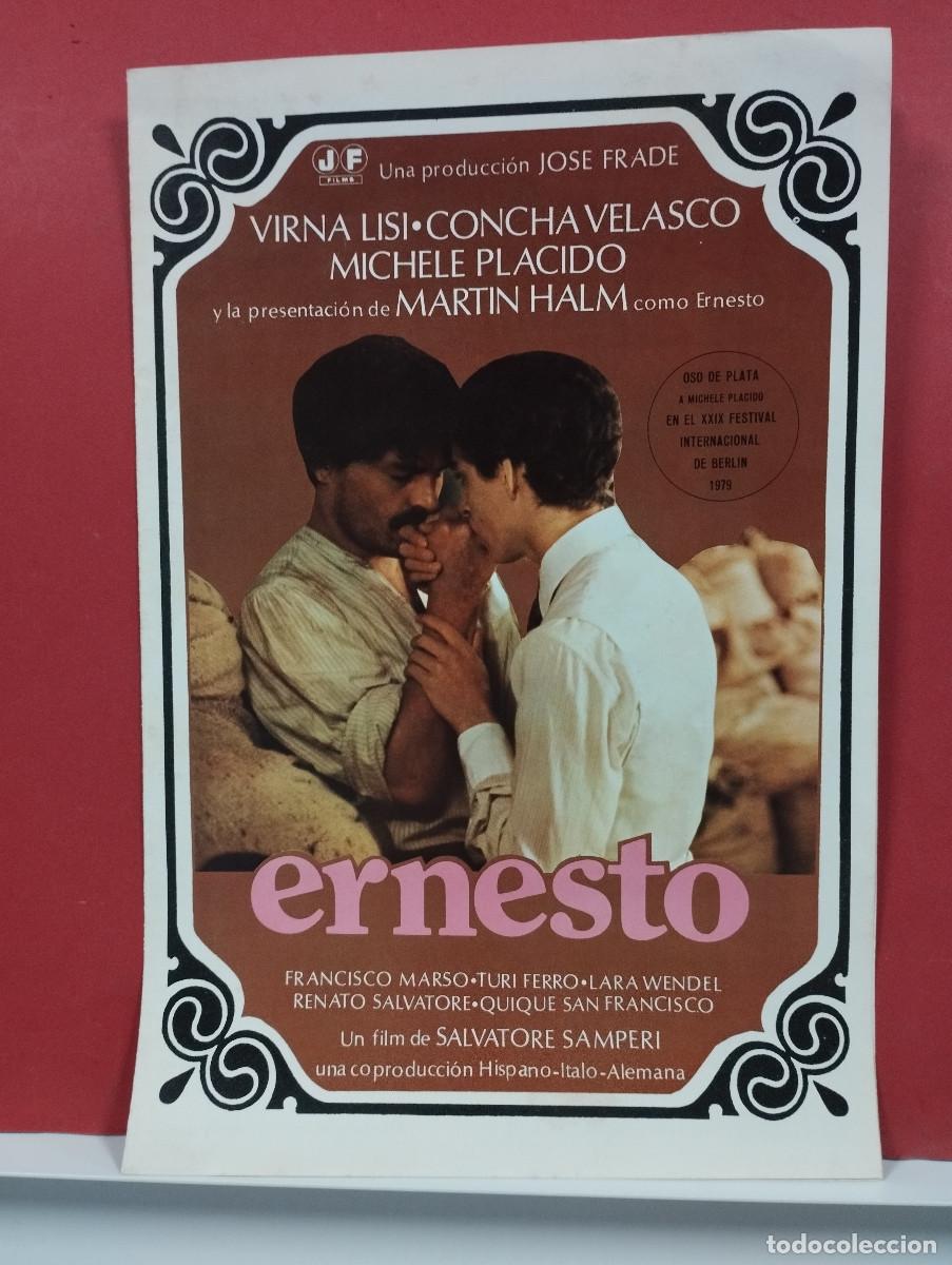 Cine: ERNESTO. VIRNA LISI, CONCHA VELASCO. GUIA DE CINE DOBLE