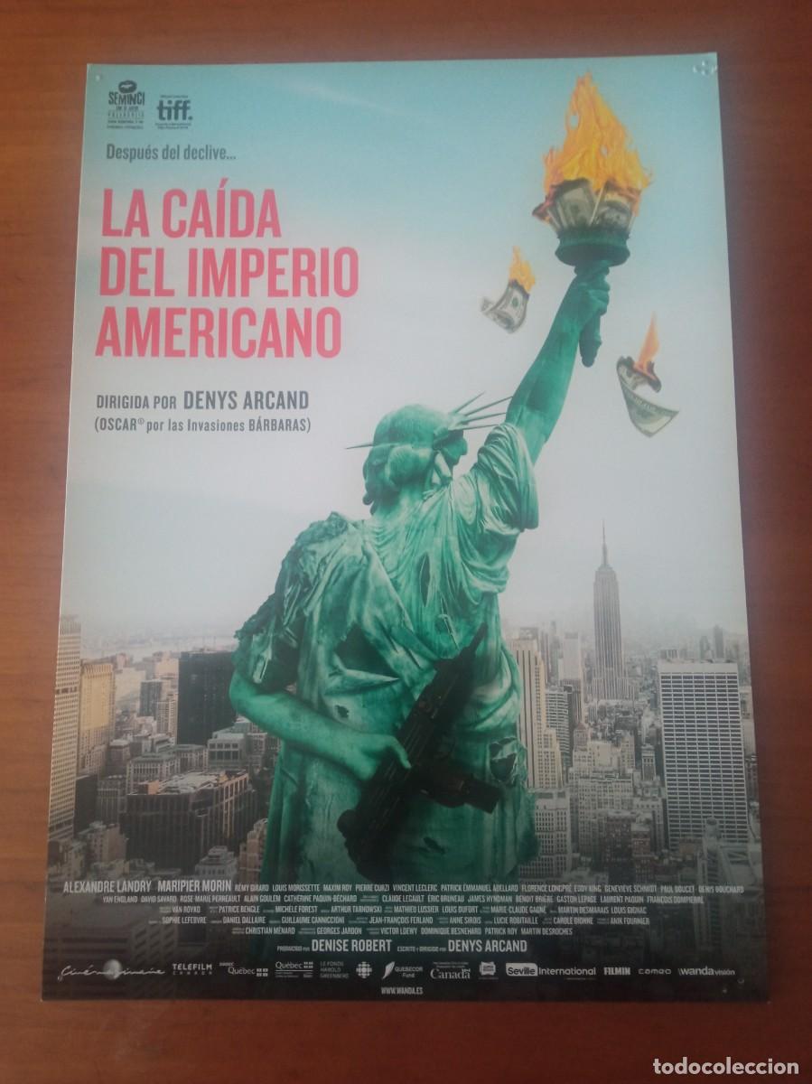 Cinema: LA CAIDA DEL IMPERIO AMERICANO (GUIA SIMPLE ORIGINAL DE CINE) (PEDIDO MINIMO 5 EUROS)