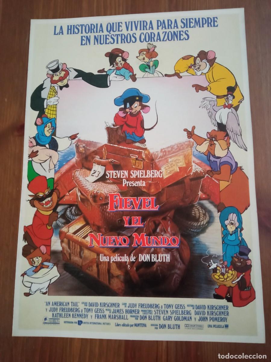 Cine: FIEVEL Y EL NUEVO MUNDO (GUIA DOBLE) VER FOTOS (PEDIDO MINIMO 5 EUROS) STEVEN SPIELBERG