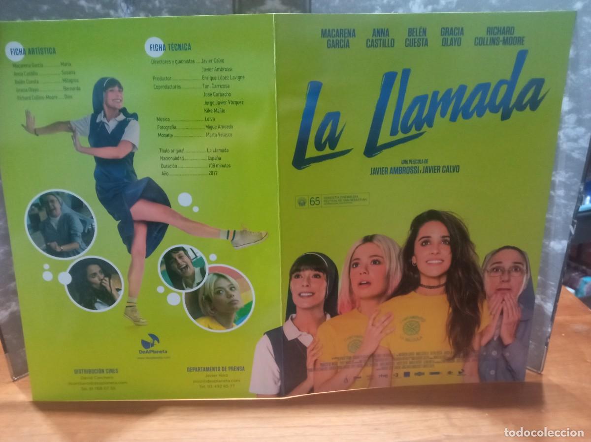 Cinema: LA LLAMADA (GUIA DOBLE ORIGINAL CINE ) BELEN CUESTA (PEDIDO MINIMO 5 EUROS)