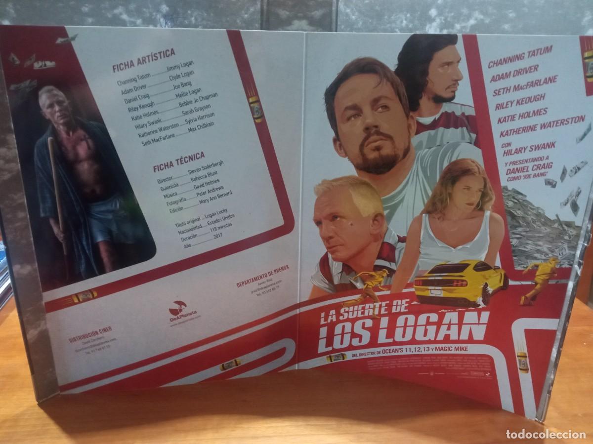 Cinema: LA SUERTE DE LOS LOGAN (GUIA DOBLE ORIGINAL CINE) ADAM DRIVER (PEDIDO MINIMO 5 EUROS)