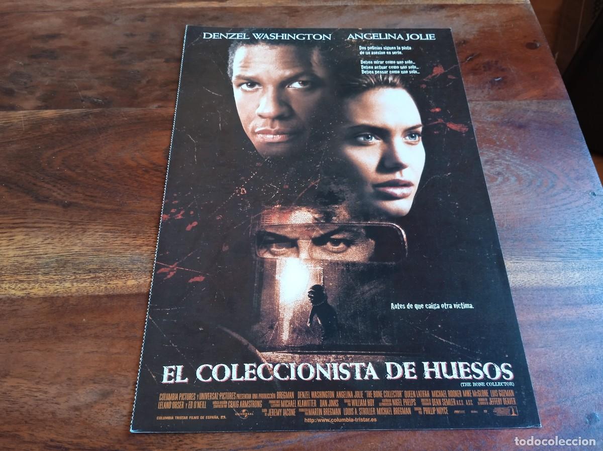 Cin&eacute;ma: EL COLECCIONISTA DE HUESOS - DENZEL WASHINGTON, ANGELINA JOLIE - GUIA ORIGINAL COLUMBIA 1999