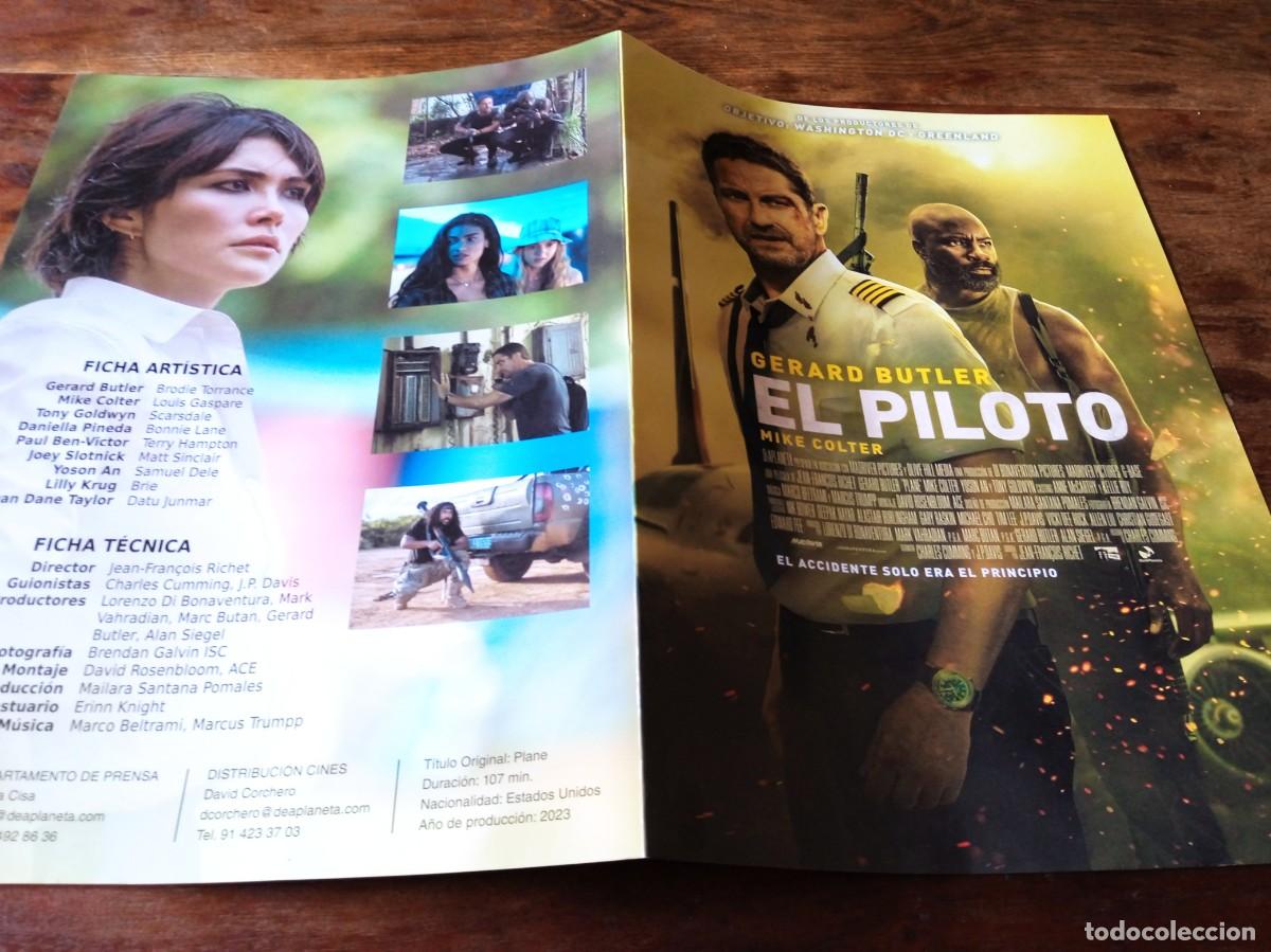 Cinema: El piloto - Gerard Butler, Mike Colter, Yoson An, Daniella Pineda - Gu&iacute;a original Deaplaneta 2023