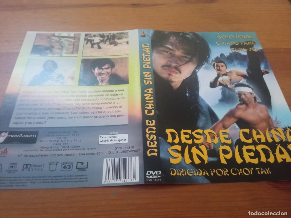 Cin&eacute;ma: DESDE CHINA SIN PIEDAD (CARATULA DVD ORIGINAL) BOLO YEUNG, ARTES MARCIALES (PEDIDO MINIMO 5 EUROS)