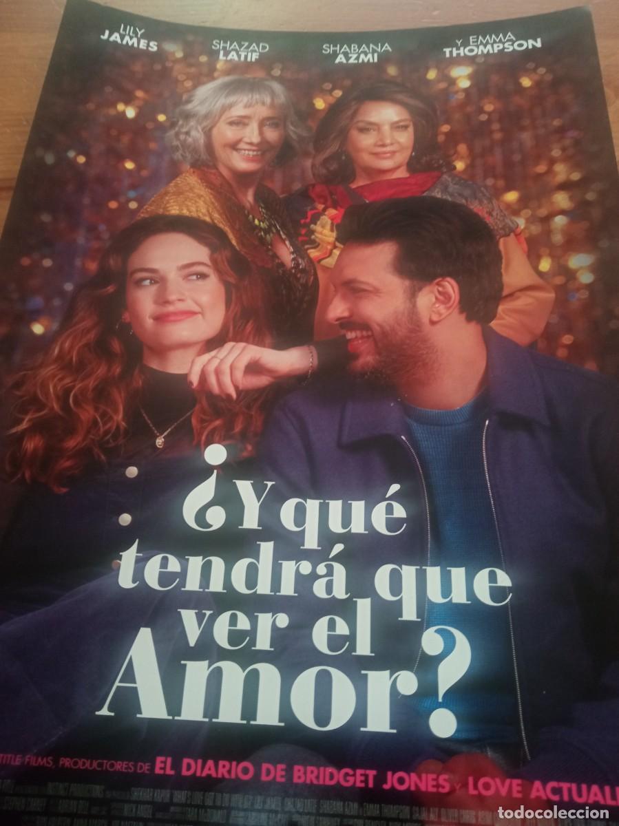 Cin&eacute;ma: &iquest;Y QUE TENDRA QUE VER EL AMOR? (GUIA ORIGINAL SIMPLE DE CINE) EMMA THOMPSON (PEDIDO MINIMO 5 EUROS)