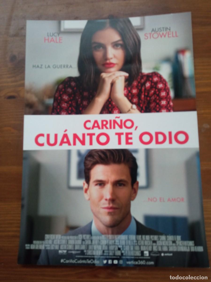 Cinema: CARI&Ntilde;O, CUANTO TE ODIO (GUIA ORIGINAL SIMPLE DE CINE)(PEDIDO MINIMO 5 EUROS)