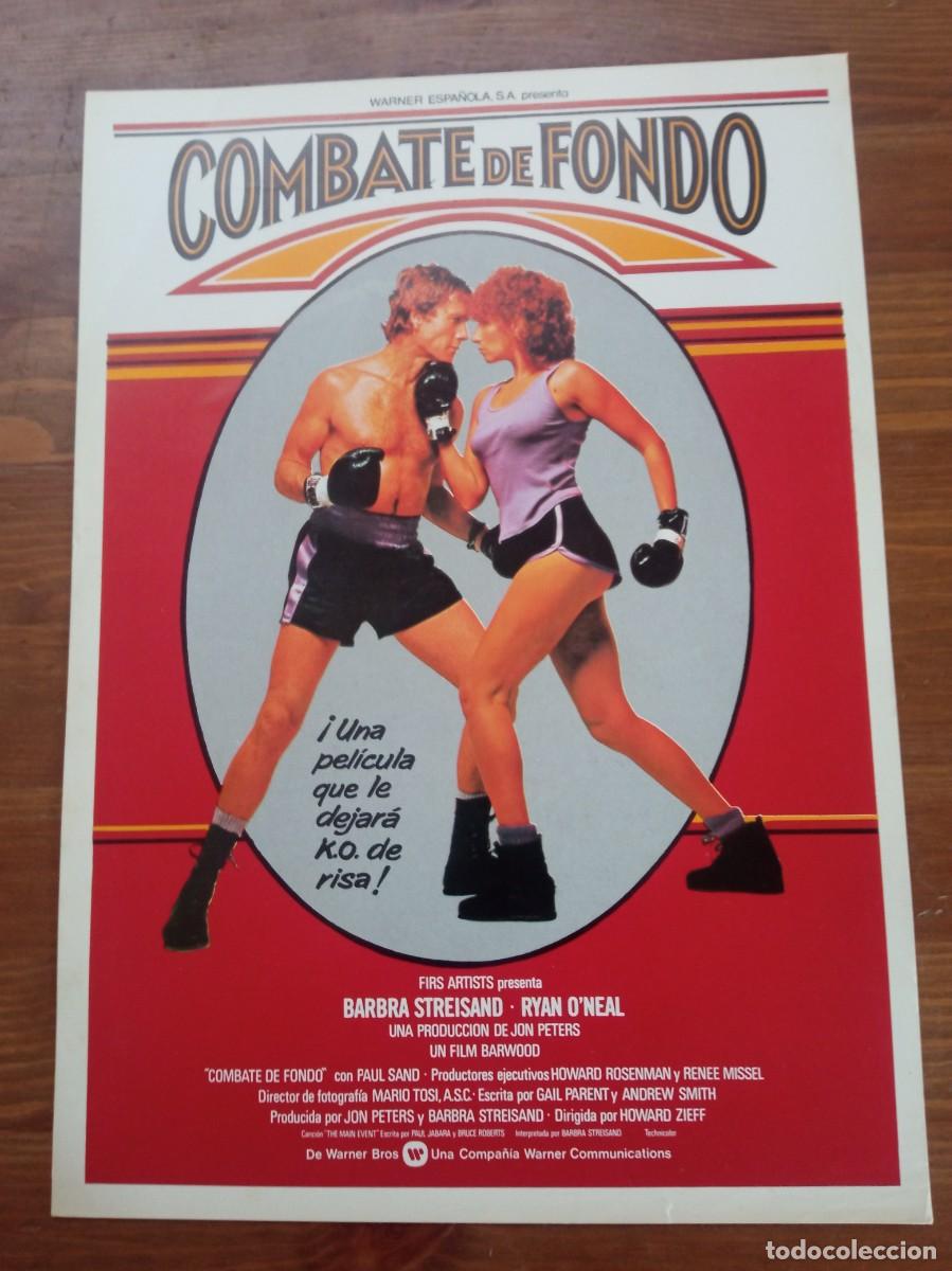Cine: COMBATE DE FONDO (GUIA SIMPLE ORIGINAL DE CINE) BARBRA STREISAND, RYAN O&acute;NEIL PEDIDO MINIMO 5 EUROS)