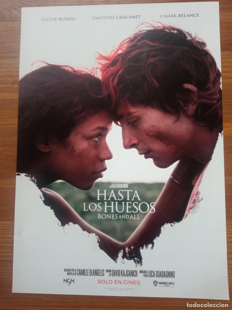 Cine: HASTA LOS HUESOS (GUIA SIMPLE ORIGINAL DE CINE) TAYLOR RUSSELL (PEDIDO MINIMO 5 EUROS)