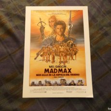 Cine: GUIAS DE CINE ORIGINALES - MAD MAX MAS ALLA DE LA CÚPULA DEL TRUENO - MILLER - GIBSON - TURNER