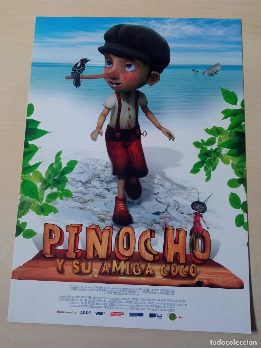Cine: PINOCHO Y SU AMIGA COCO (GUIA ORIGINAL SIMPLE DE CINE)(PEDIDO MINIMO 5 EUROS)