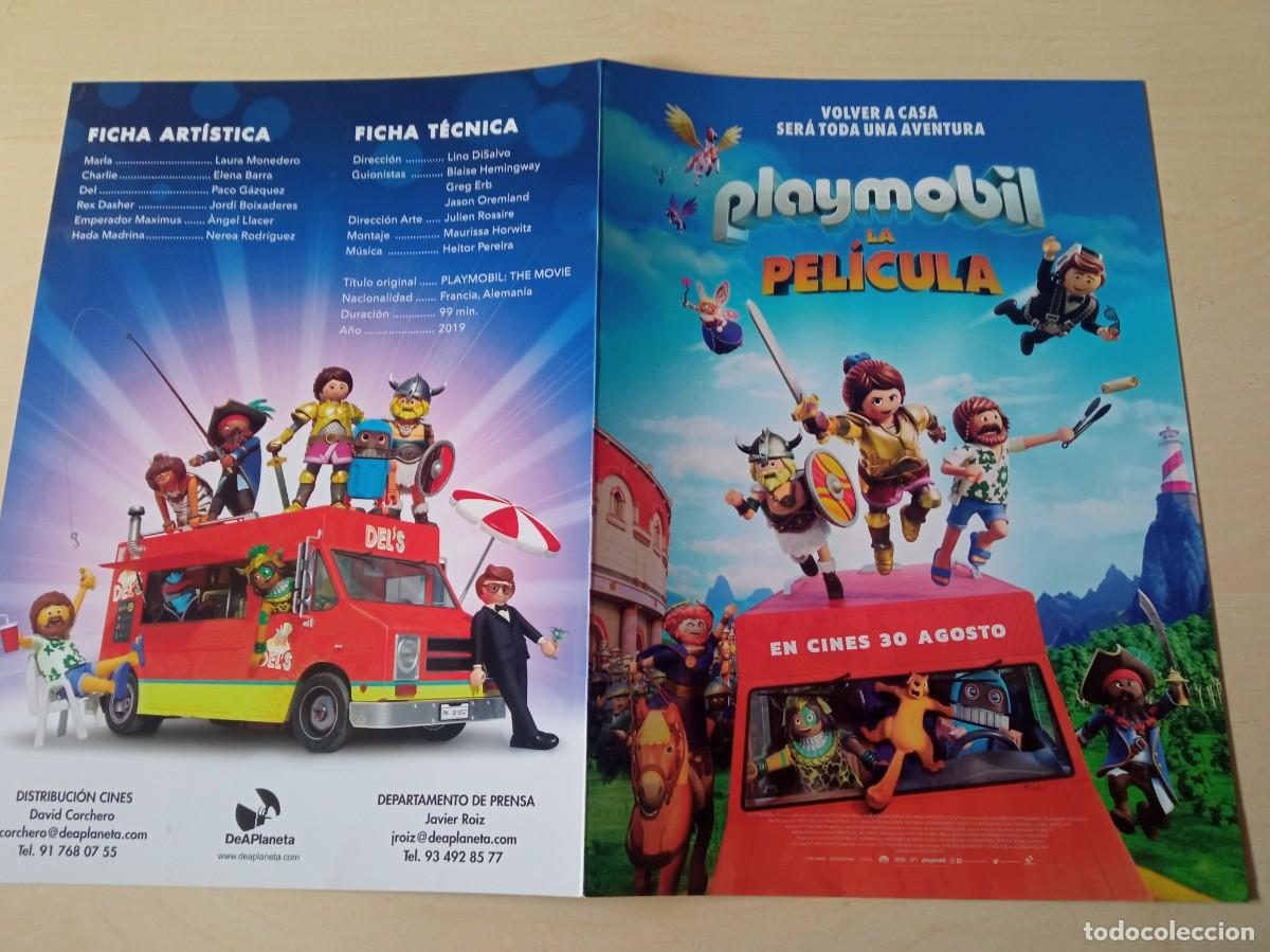 Cinema: PLAYMOBIL LA PELICULA (GUIA ORIGINAL DOBLE DE CINE) ANIMACION (PEDIDO MINIMO 5 EUROS