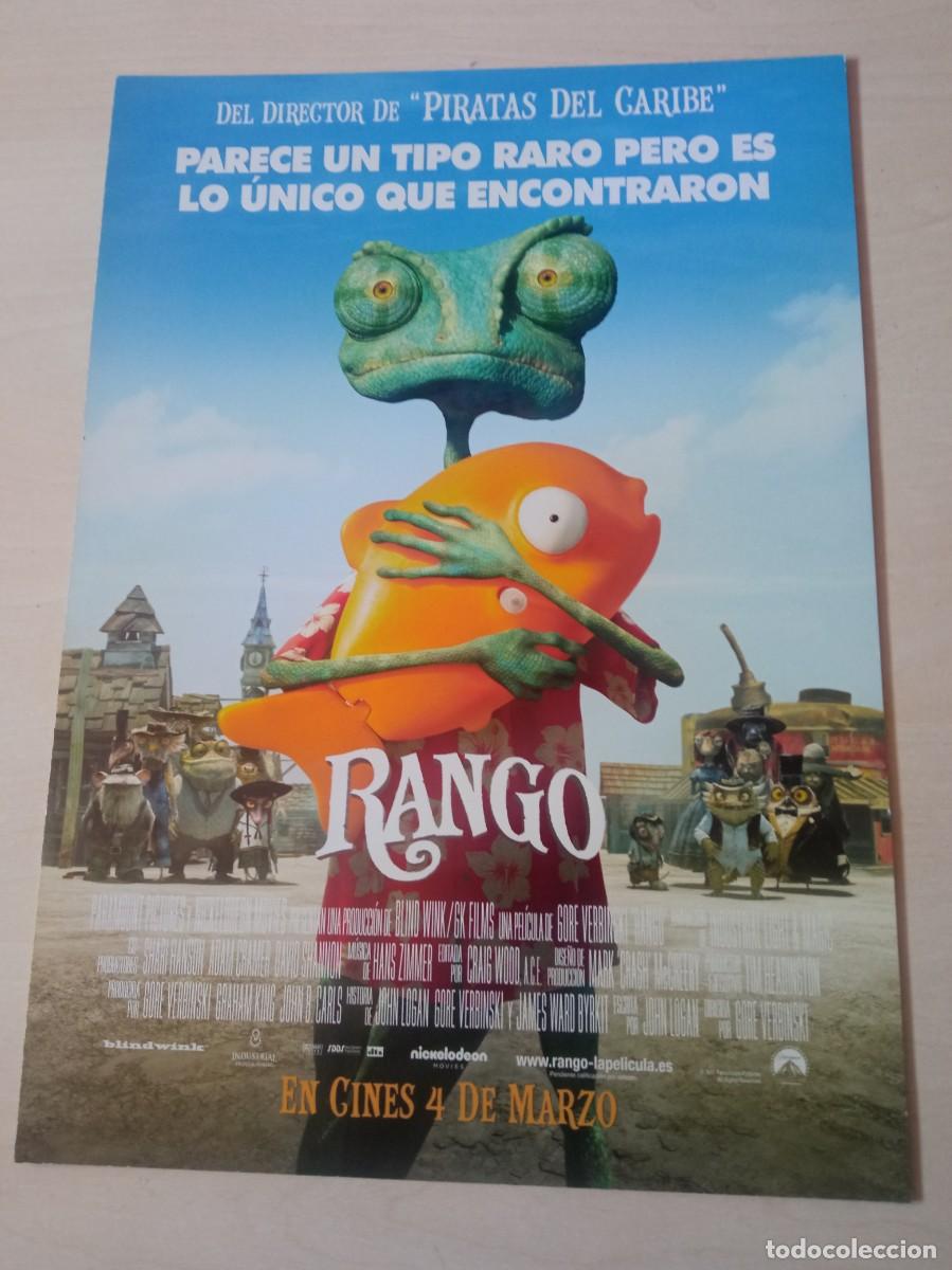 Cinema: RANGO (GUIA ORIGINAL DE CINE SIMPLE) ANIMACION (PEDIDO MINIMO 5 EUROS)