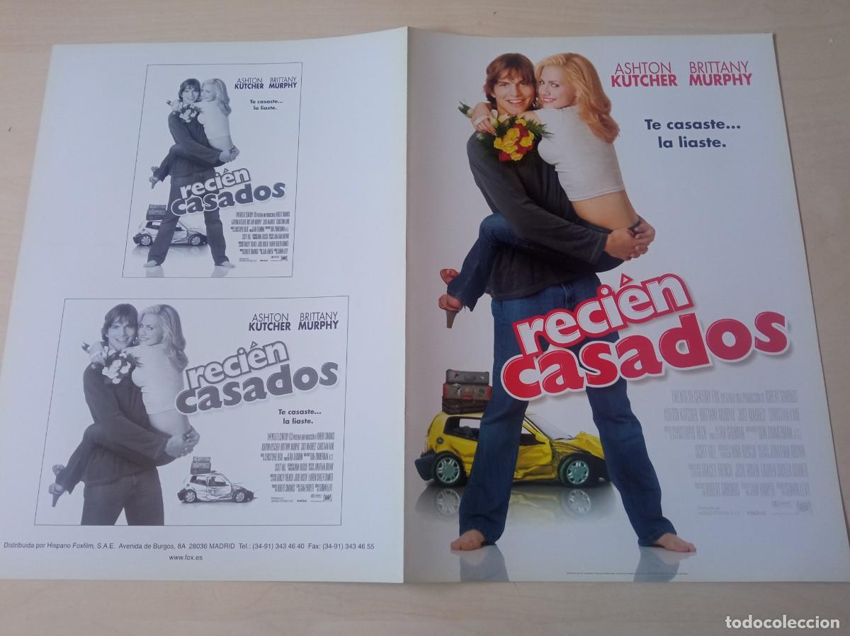 Cinema: RECIEN CASADOS(GUIA ORIGINAL DE CINE DOBLE) ASTON KUTCHER (PEDIDO MINIMO 5 EUROS)