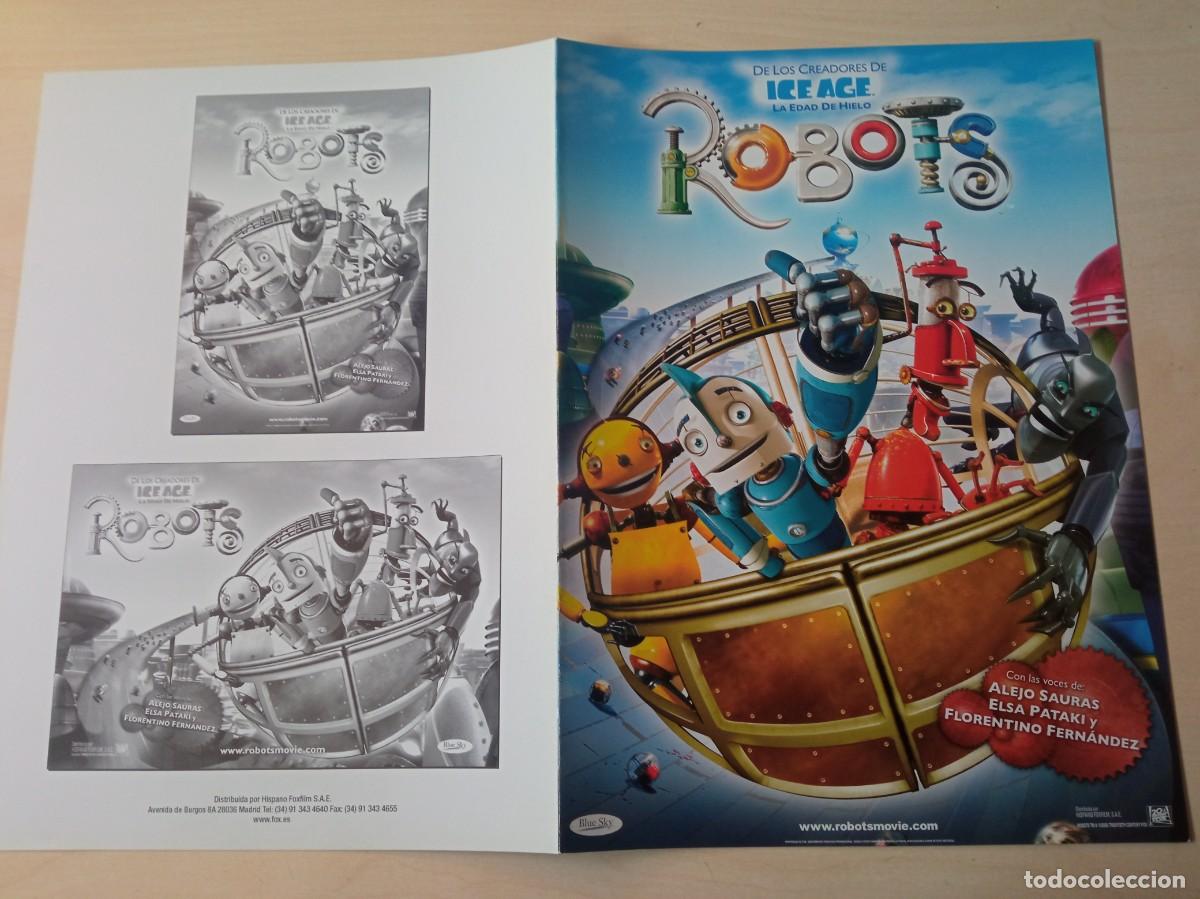 Cinema: ROBOTS (GUIA ORIGINAL DE CINE DOBLE) ANIMACION (PEDIDO MINIMO 5 EUROS)