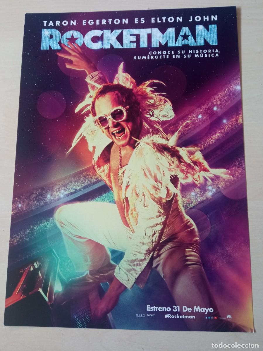 Cinema: ROCKETMAN (GUIA ORIGINAL DE CINE SIMPLE) TARON EGERTON (PEDIDO MINIMO 5 EUROS)