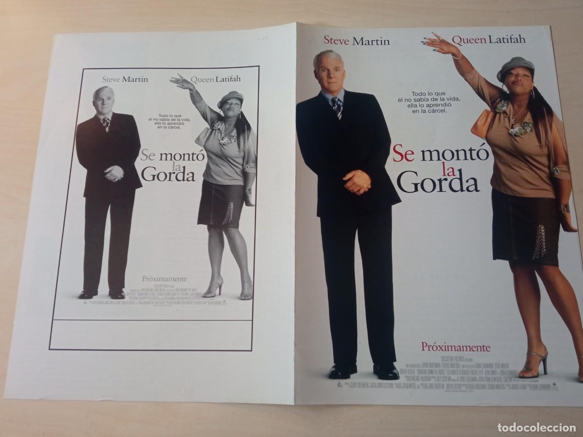 Cinema: SE MONTO LA GORDA (GUIA ORIGINAL DE CINE DOBLE) STEVE MARTIN (PEDIDO MINIMO 5 EUROS)
