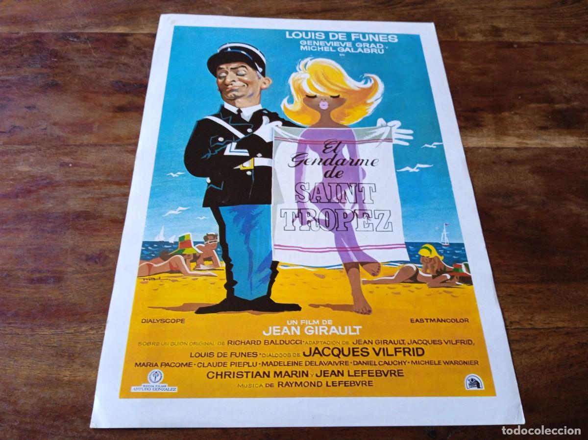 Cine: El gendarme de Saint Tropez - Louis de Fun&egrave;s, Genevi&egrave;ve Grad,Michel Galabru - Gu&iacute;a original Fox 1974