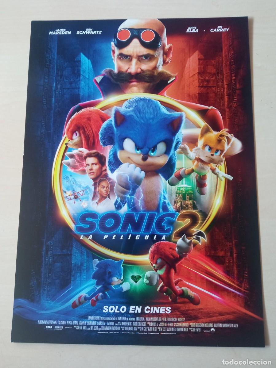 Cinema: SONIC 2 LA PELICULA (GUIA ORIGINAL DE CINE SIMPLE)(PEDIDO MINIMO 5 EUROS)