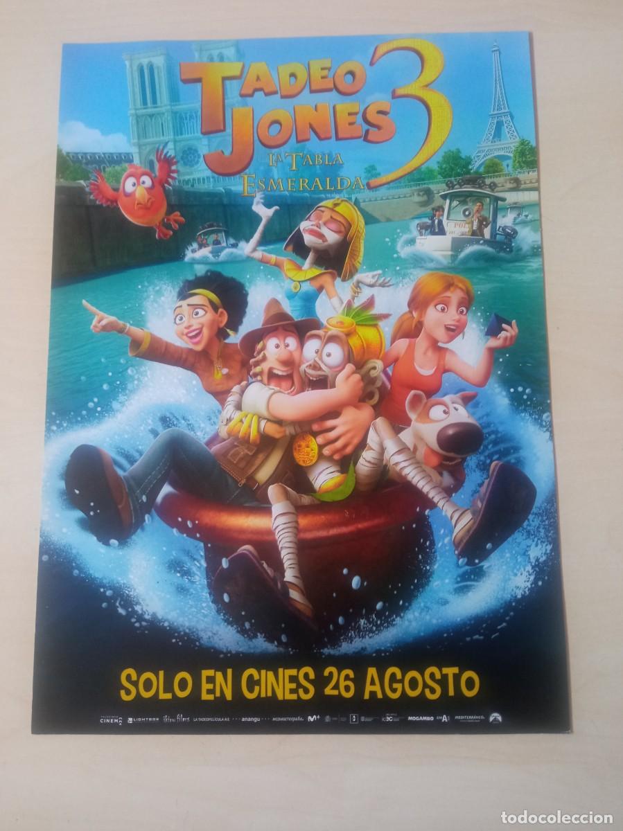 Cinema: TADEO JONES 3 LA TABLA ESMERALDA (GUIA ORIGINAL DE CINE SIMPLE)(PEDIDO MINIMO 5 EUROS)