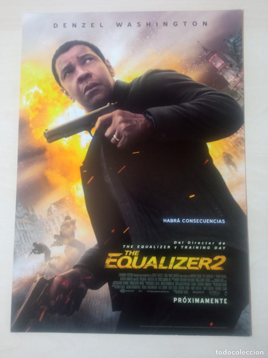 Cinema: THE EQUALIZER 2 (GUIA ORIGINAL DE CINE SIMPLE) DENZEL WASHINGTON (PEDIDO MINIMO 5 EUROS)