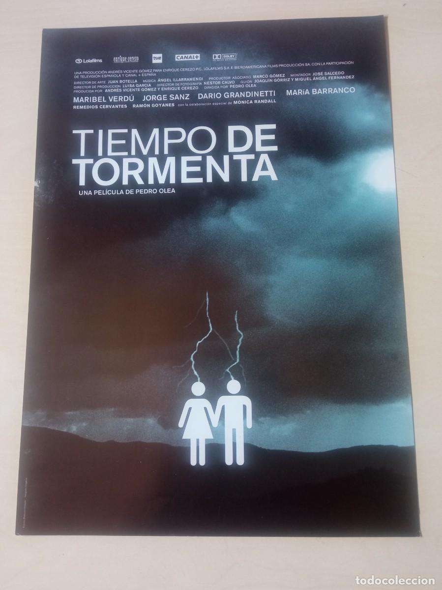 Cinema: TIEMPO DE TORMENTA (GUIA ORIGINAL CINE SIMPLE) MARIBRL VERDU, JORGE SANZ (PEDIDO MINIMO 5 EUROS)