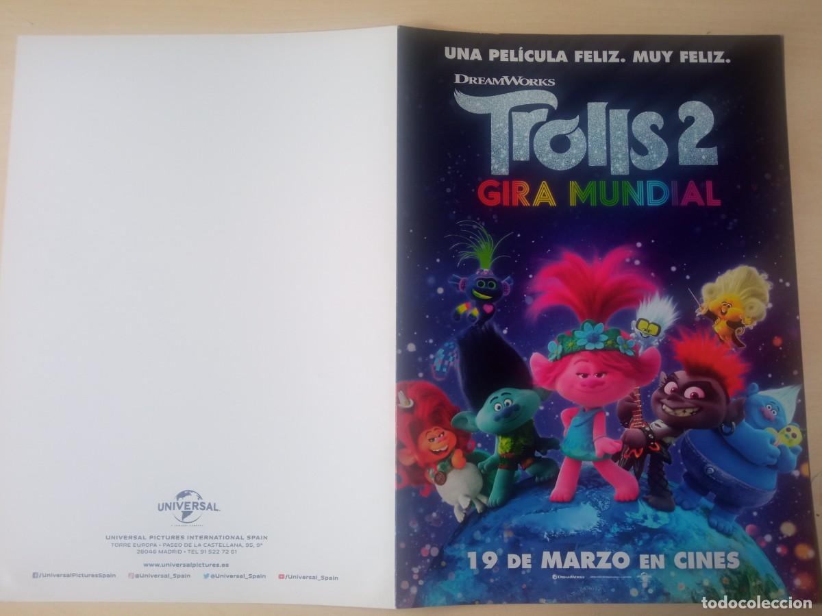 Cinema: TROLLS 2 GIRA MUNDIAL (GUIA ORIGINAL DE CINE DOBLE) DREAMWORKS ANIMACION (PEDIDO MINIMO 5 EUROS)