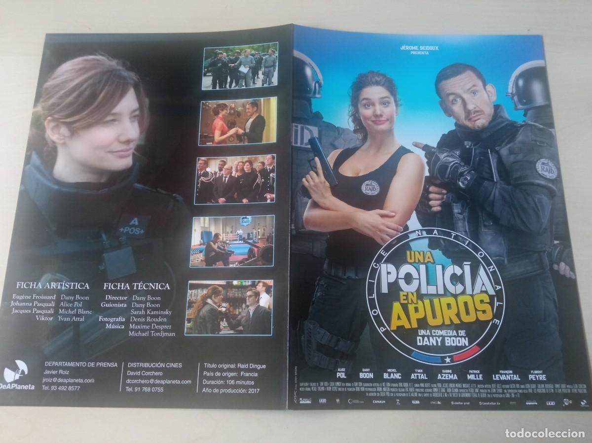 Cinema: UNA POLICIA EN APUROS (GUIA ORIGINAL DE CINE DOBLE) (PEDIDO MINIMO 5 EUROS)