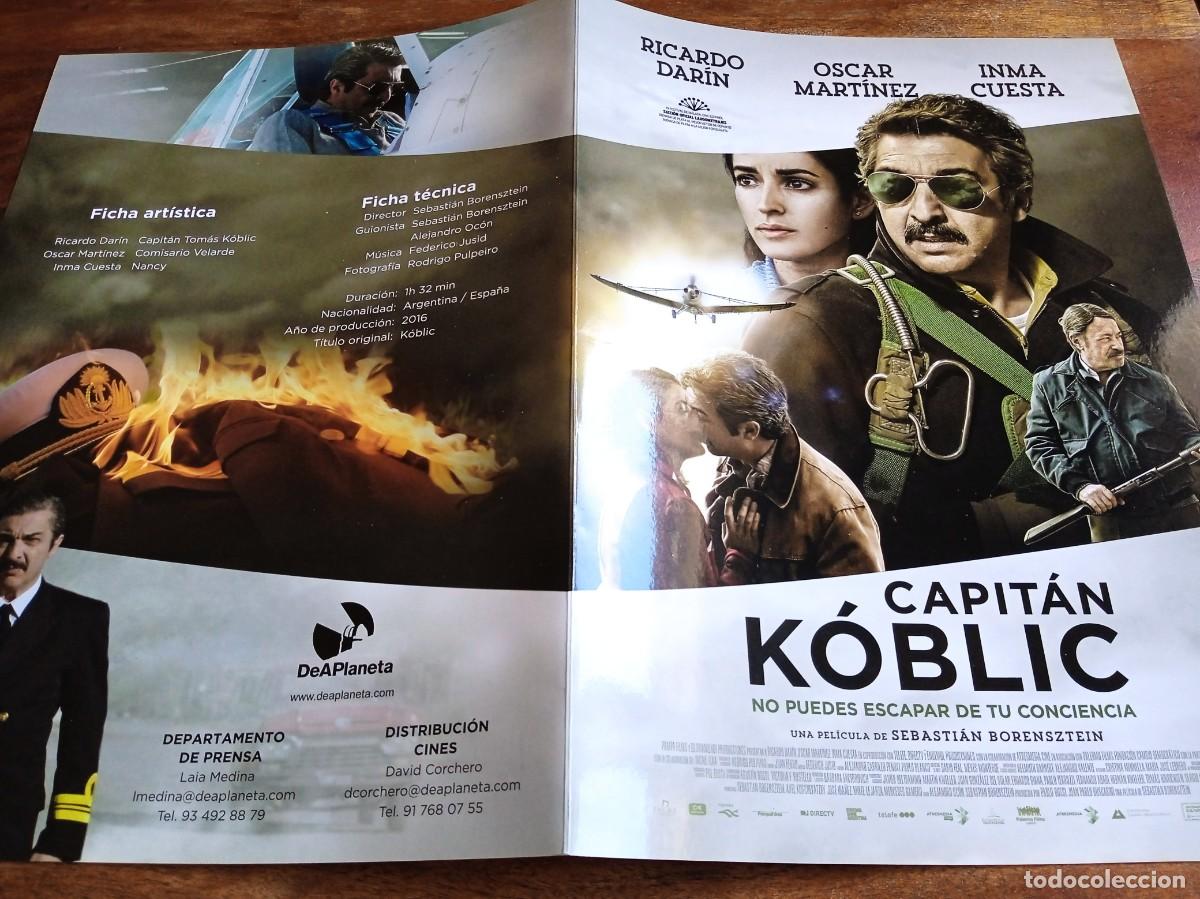 Cinema: Capit&aacute;n K&oacute;blic - Ricardo Dar&iacute;n, Oscar Mart&iacute;nez, Inma Cuesta - Gu&iacute;a original DeaPlaneta 2016