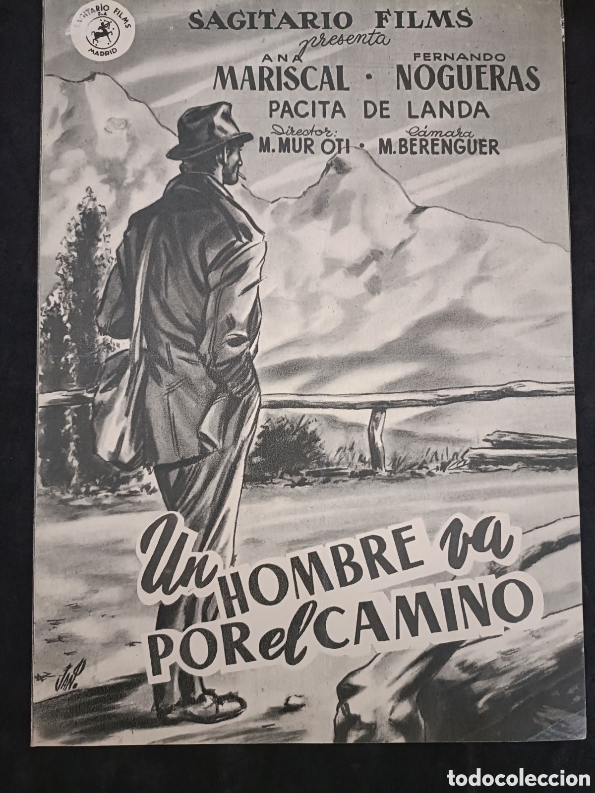 Cinema: UN HOMBRE VA POR EL CAMINO ANA MARIDCAL FERNANDO NOGUERAS GUIA DE CINE ORIGINAL CA33