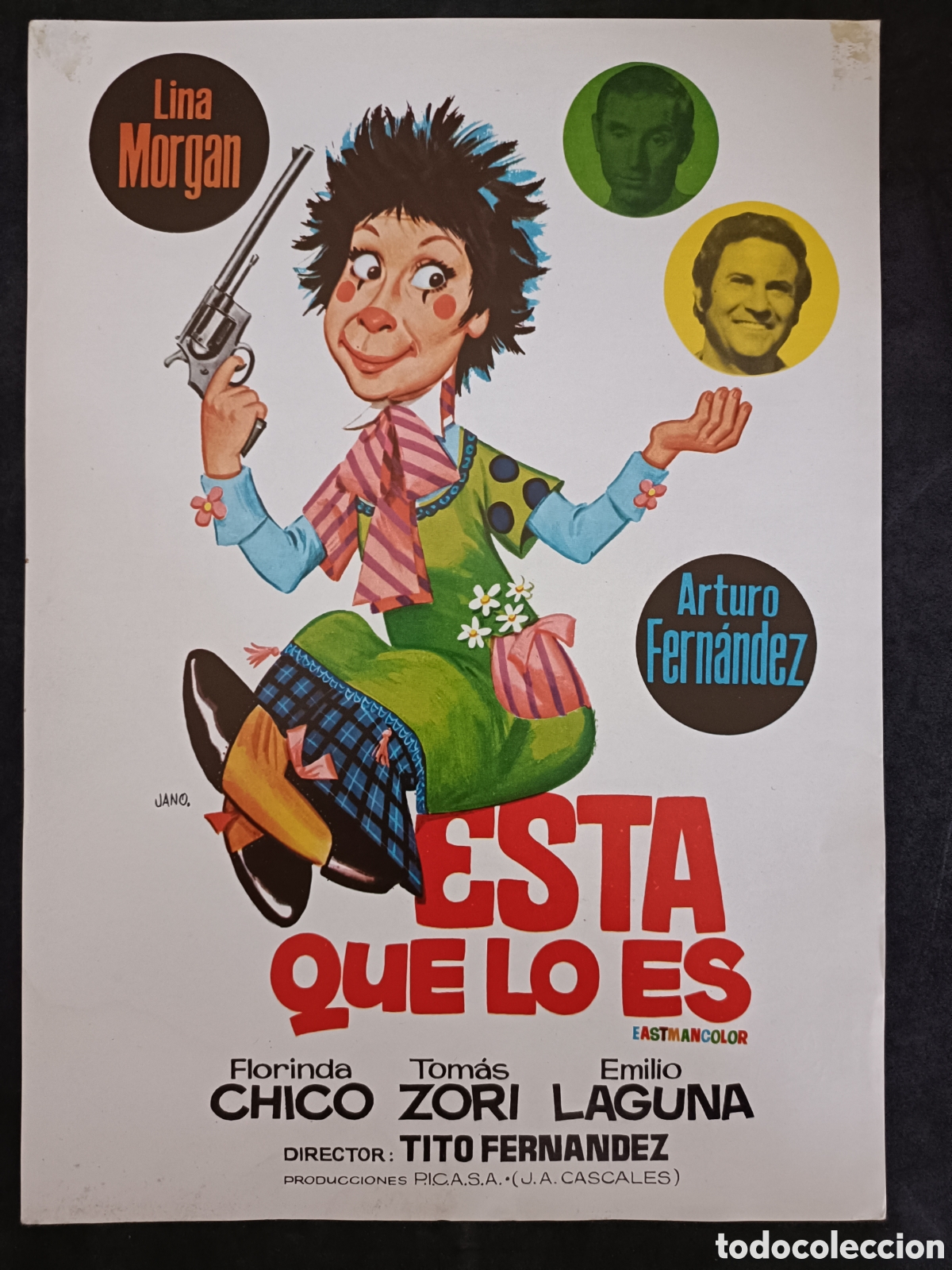 Cine: ESTA QUE LO ES LINA MORGAN GUIA DE CINE ORIGINAL CA33