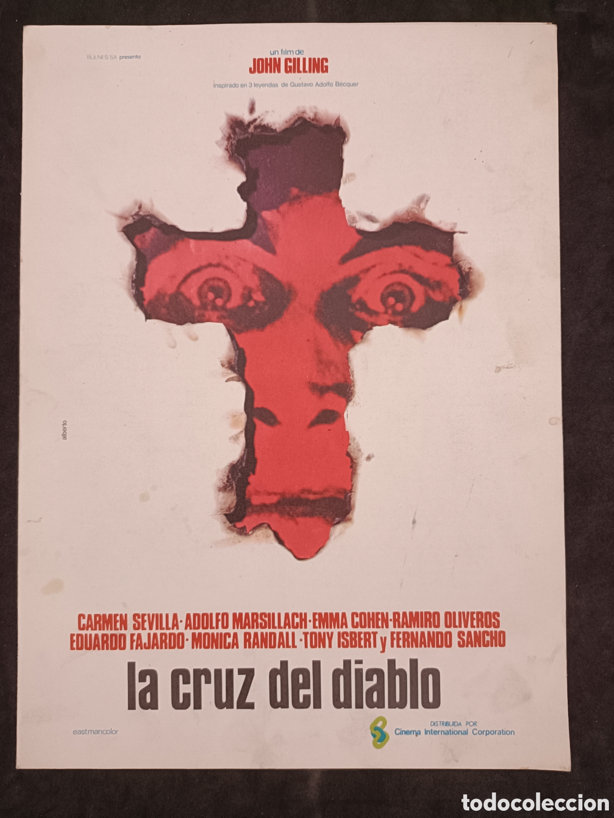 Cin&eacute;ma: LA CRUZ DEL FIABLO CARMEN SEVILLA GUIA DE CINE ORIGINAL CA33
