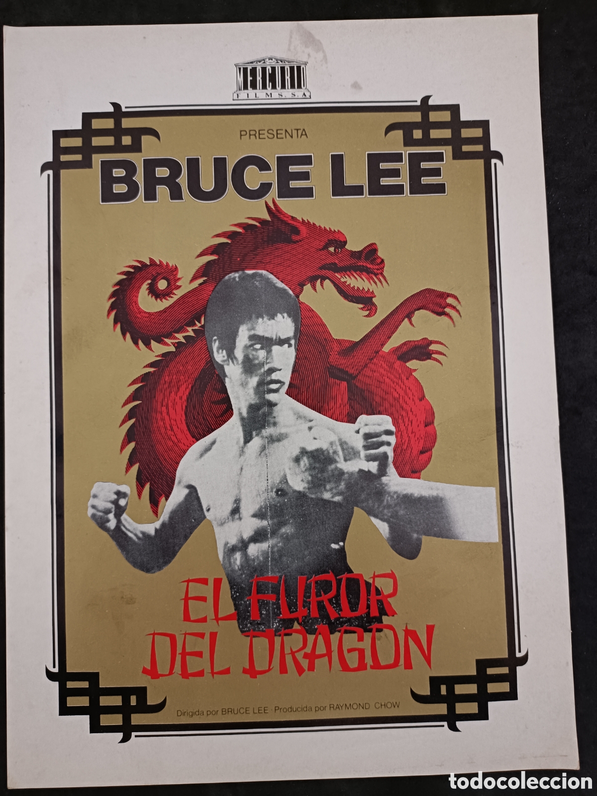 Cinema: EL FUROR DEL DRAGON GUIA DE CINE ORIGINAL CA43