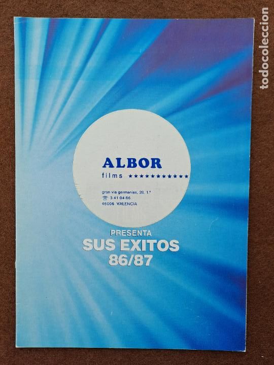 Cinema: ALBOR FILMS 86-87 GUIA DE CINE J9