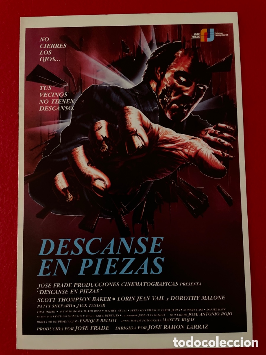 Kino: DESCANSE EN PIEZAS GU&Iacute;A ORIGINAL DE CINE SS4