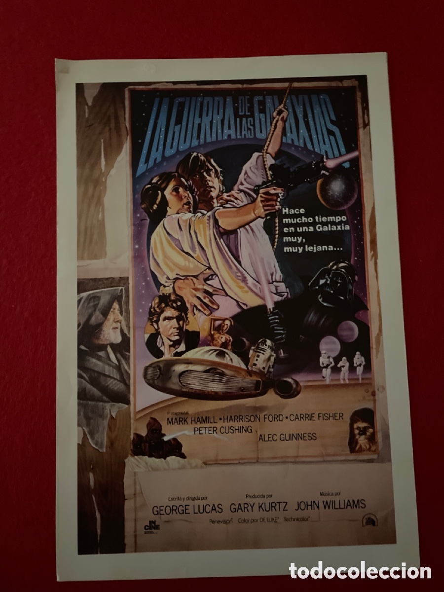 Cine: LA GUERRA DE LAS GALAXIAS GU&Iacute;A ORIGINAL DE CINE SS6