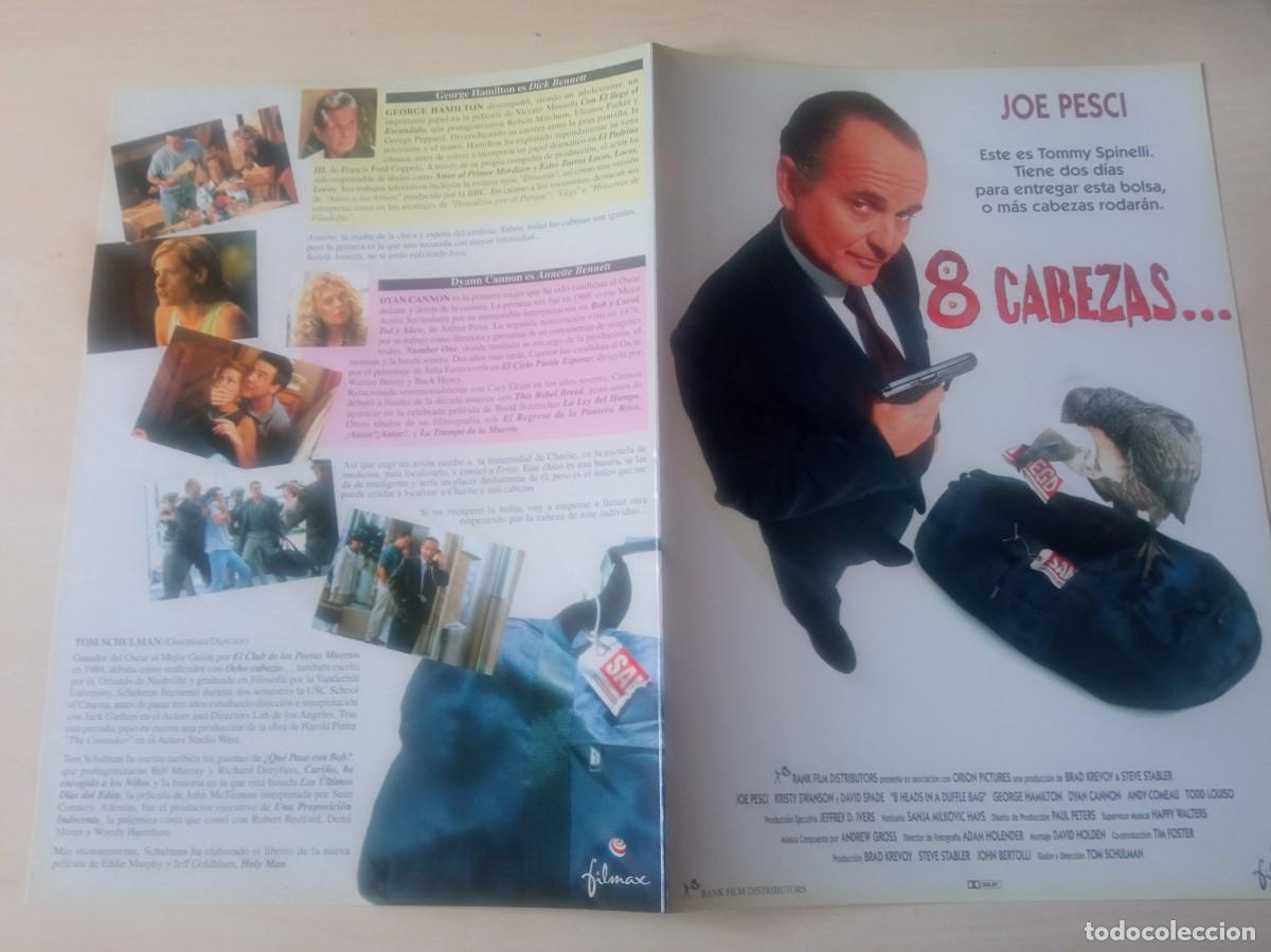 Cinema: 8 CABEZAS (GUIA ORIGINAL DE CINE DOBLE) JOE PESCI (PEDIDO MINIMO 5 E.)