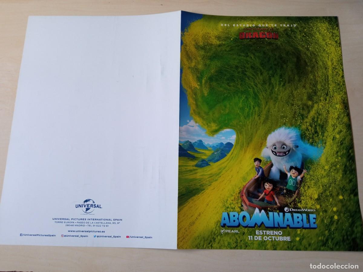 Cinema: ABOMINABLE (GUIA ORIGINAL DE CINE DOBLE) ANIMACION, DREAMWORKS (PEDIDO MINIMO 5 E)