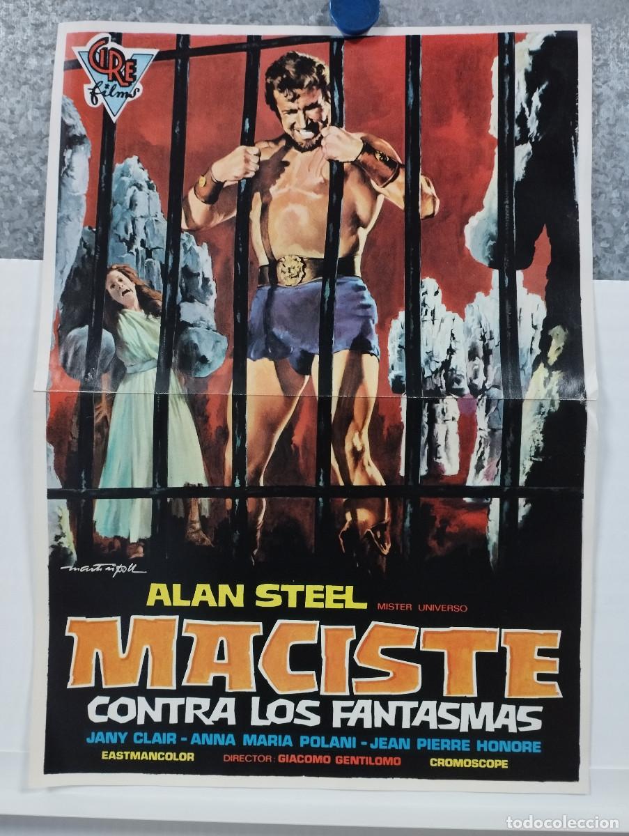 Cinema: Maciste contra los fantasmas. Sergio Ciani, Jany Clair, Anna Maria Polani GUIA ORIGINAL DOBLE