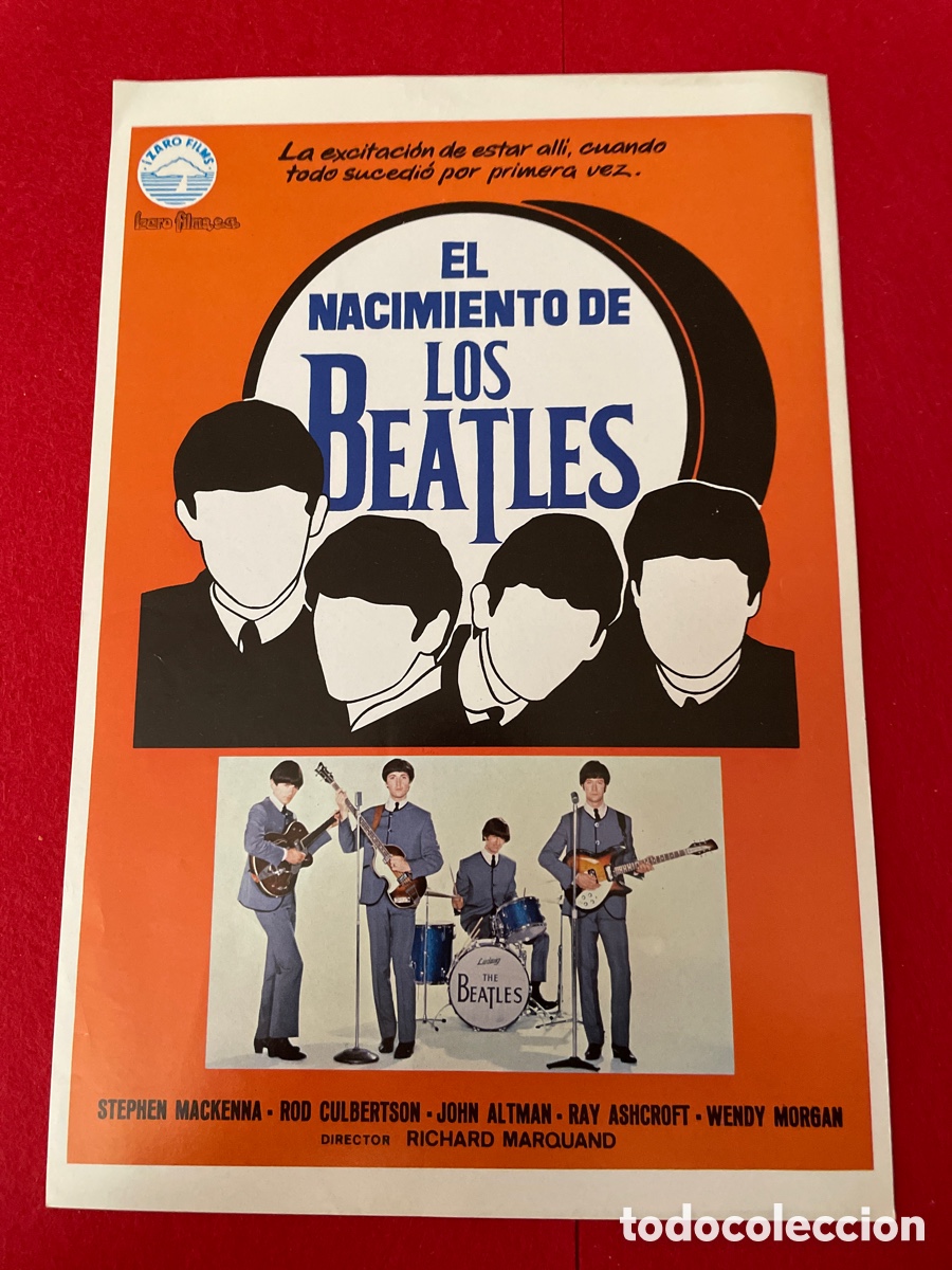 Cine: EL NACIMIENTO DE LOS BEATLES GU&Iacute;A ORIGINAL DE CINE SS12