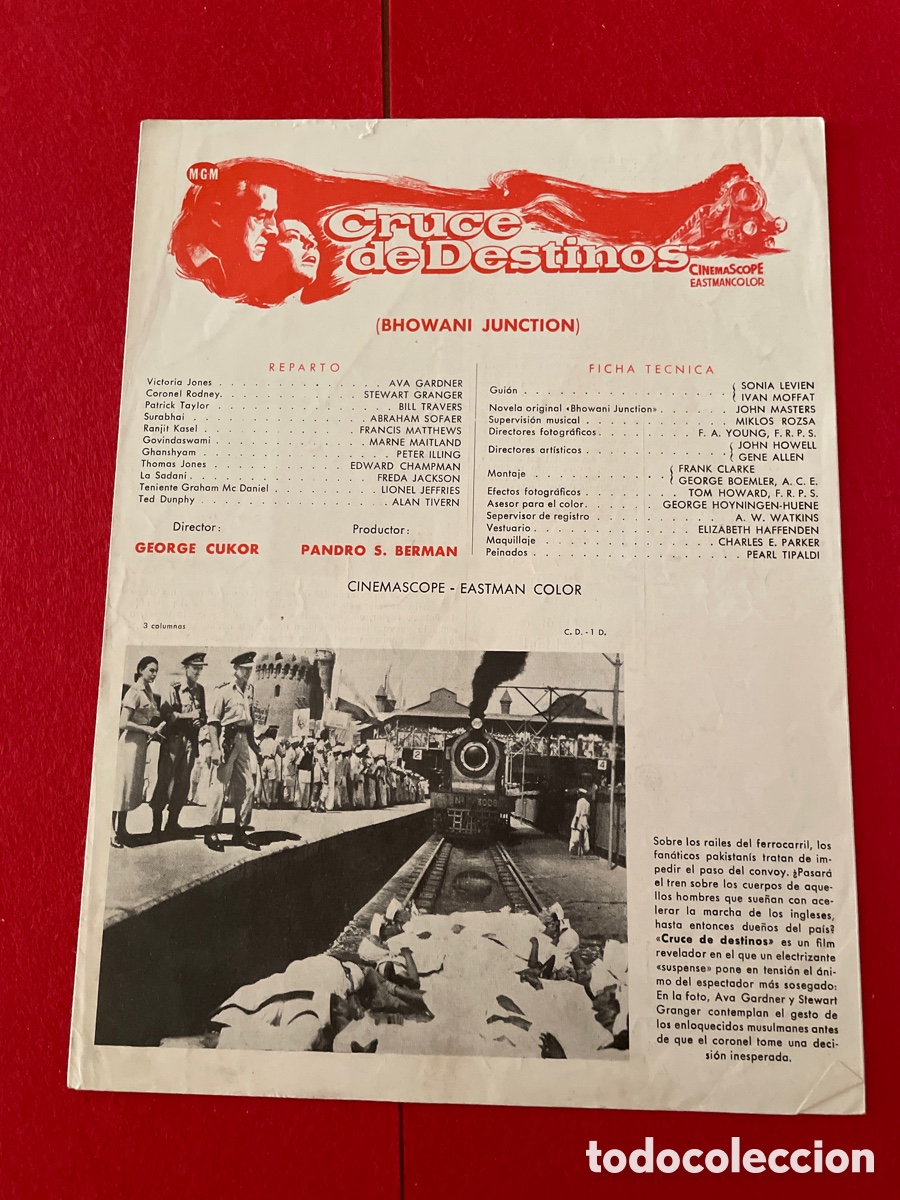 Cinema: CRUCE DE DESTINOS GU&Iacute;A ORIGINAL DE CINE SS13