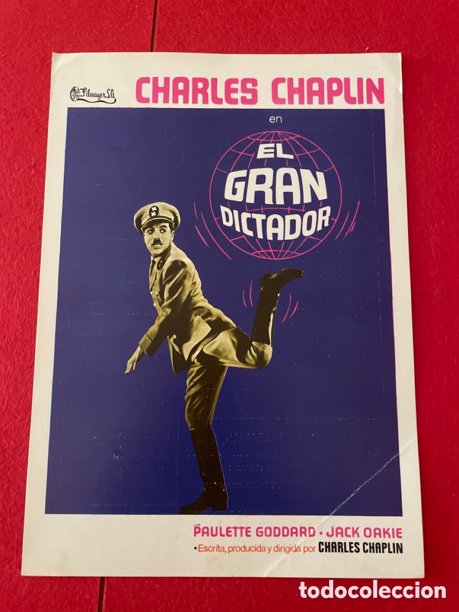Cinema: EL GRAN DICTADOR GU&Iacute;A ORIGINAL DE CINE SS14