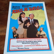 Cine: TODOS AL SUELO - ANDRES PAJARES, FERNANDO ESTESO, ANTONIO OZORES - GUÍA ORIGINAL CORONA 1982