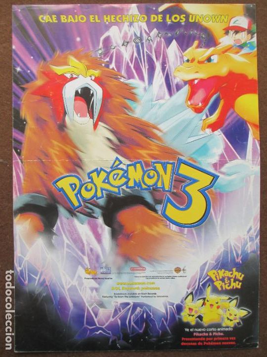 Cin&eacute;ma: POKEMON 3 GU&Iacute;A ORIGINAL DE CINE J14
