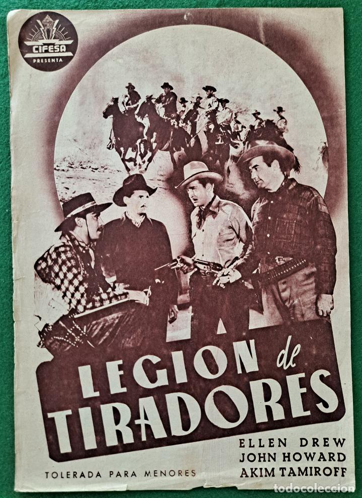 Cine: LEGION DE TIRADORES GUIA ORIGINAL DE CINE J16