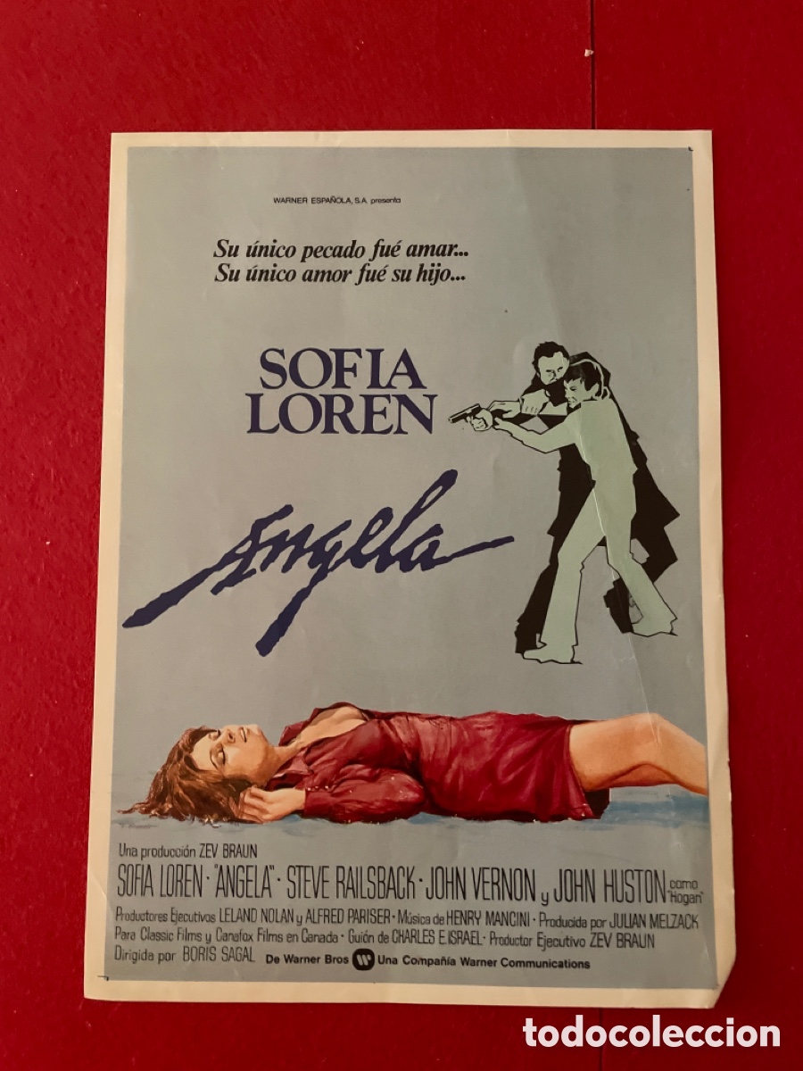Cine: ANGELA SOFIA LOREN GUIA ORIGINAL DE CINE SS33